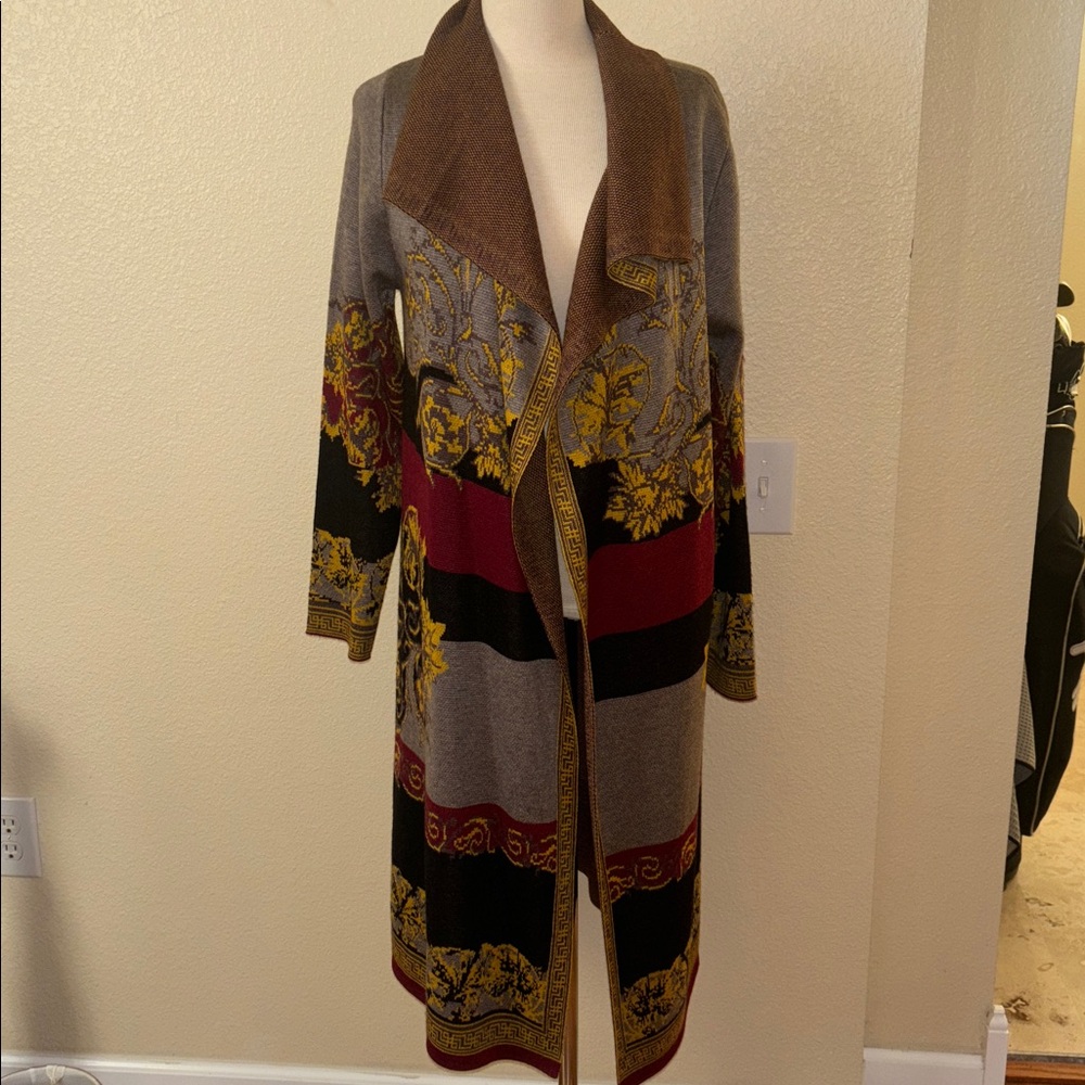Max Sport open front Long Cardigan NWT